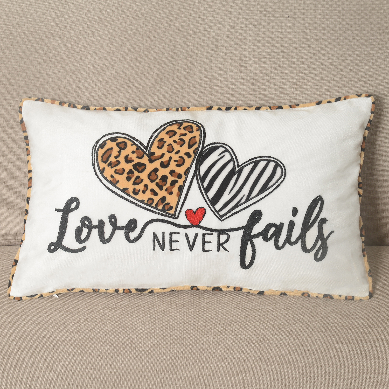 Printed, Appliqued, and Embroidered Pillow/Cushion