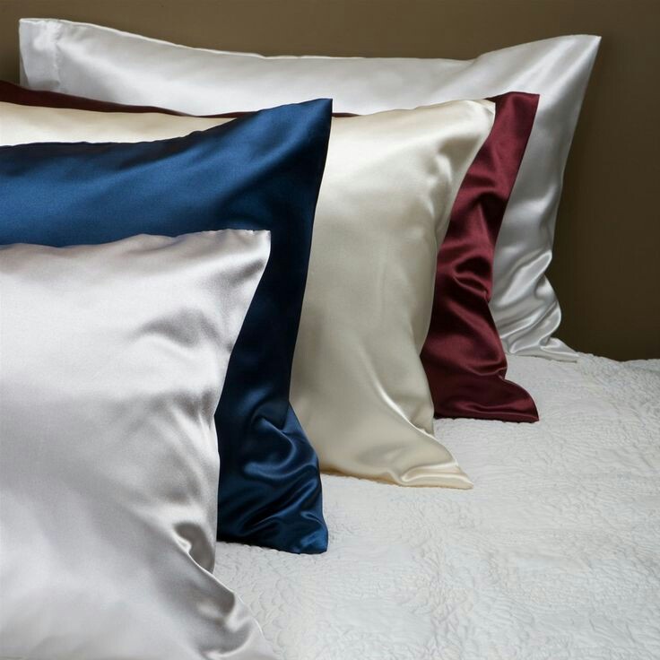 6A Degree Silk Pillow Case, Bed Sheet, and Bedding Sets