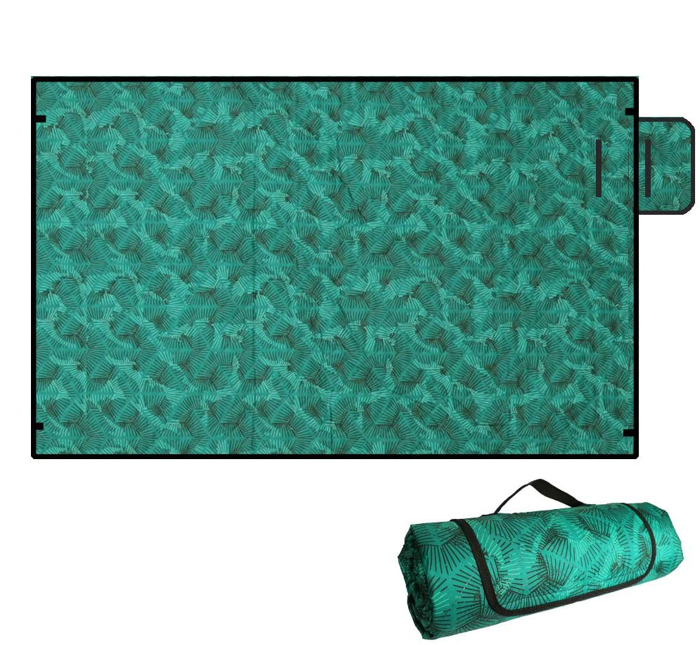 Printed Waterproof Picnic Blanket PB001 for Outdoor Family Barbecues
