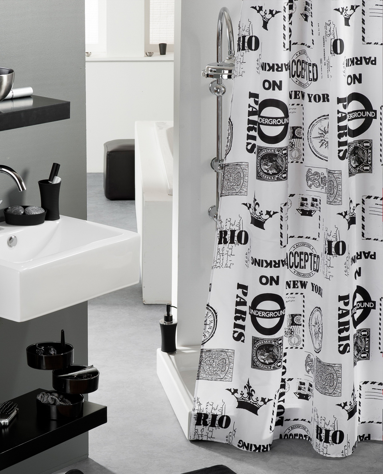 Polyester Shower Curtain