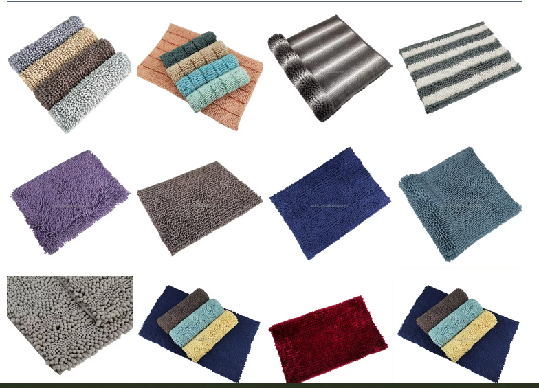 Microfiber Door Mat with Hollow Design