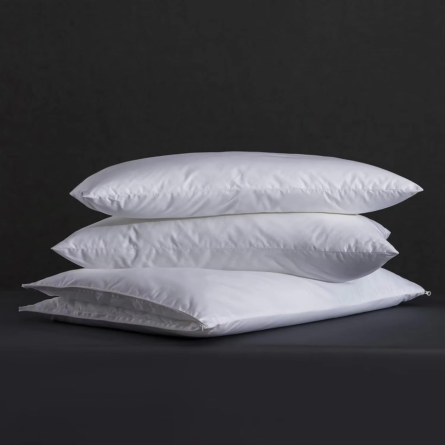 Adjustable Layer Microfiber Filling Pillow with Soft Cotton Cover