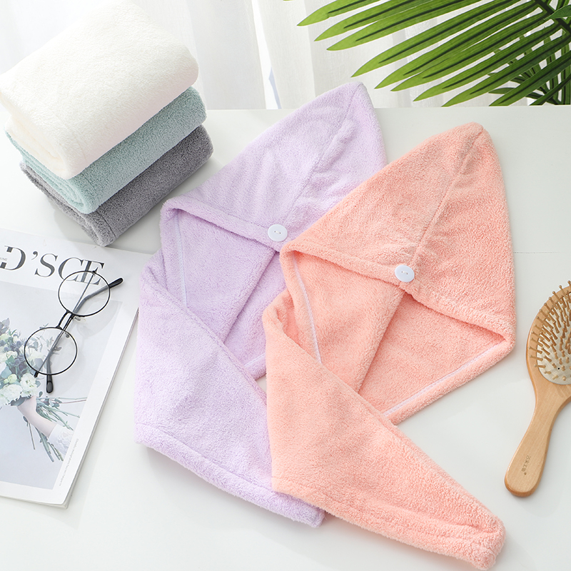 Thickened Quick-Drying Hair Towel Cap