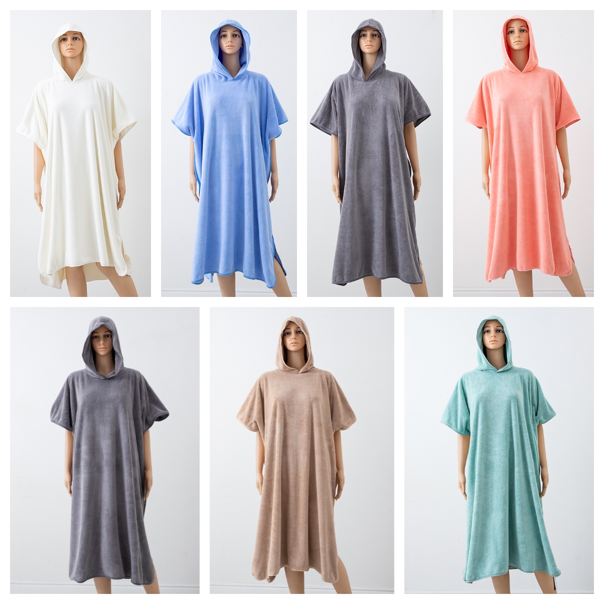 Coral Fleece Poncho