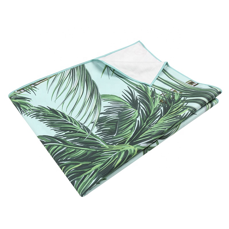 Custom printed microfiber beach towel