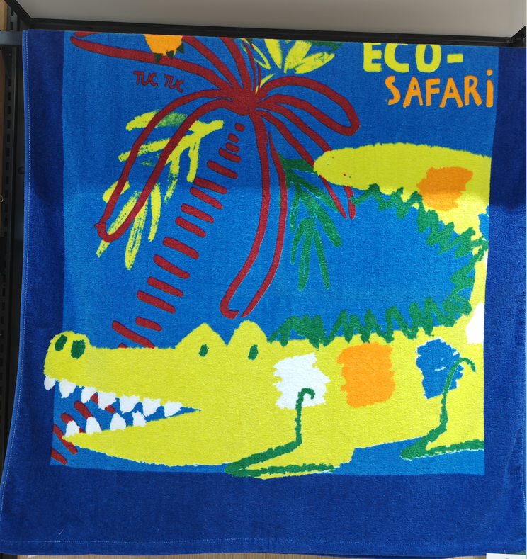 Cotton Fleece Printed Beach Towel