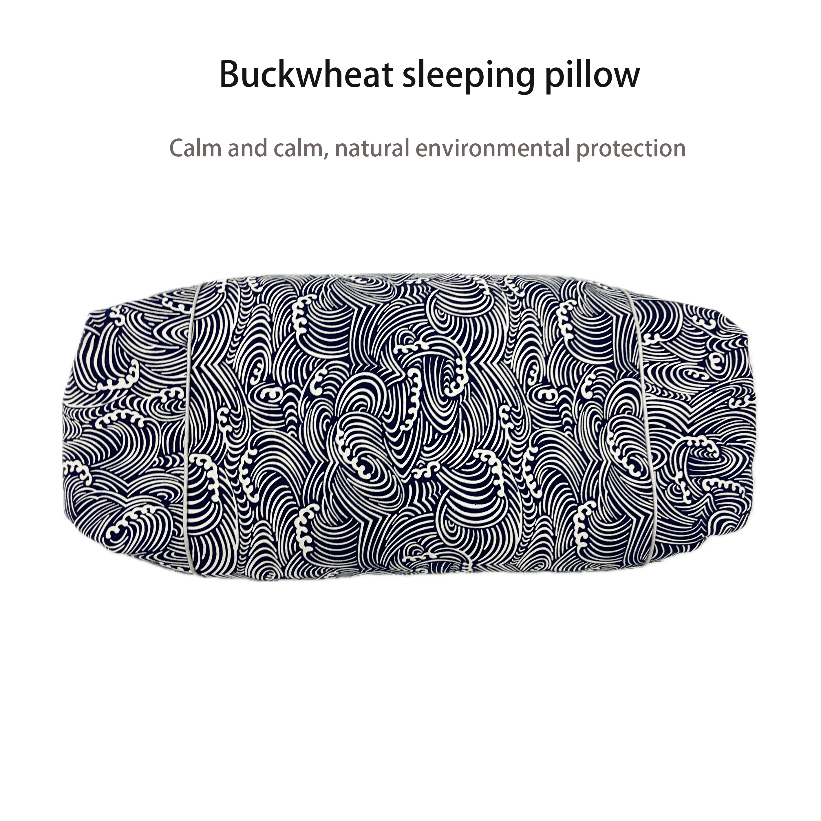 Eco-Friendly Organic Cotton Meditation Cushion and Buckwheat Sleeping Pillow