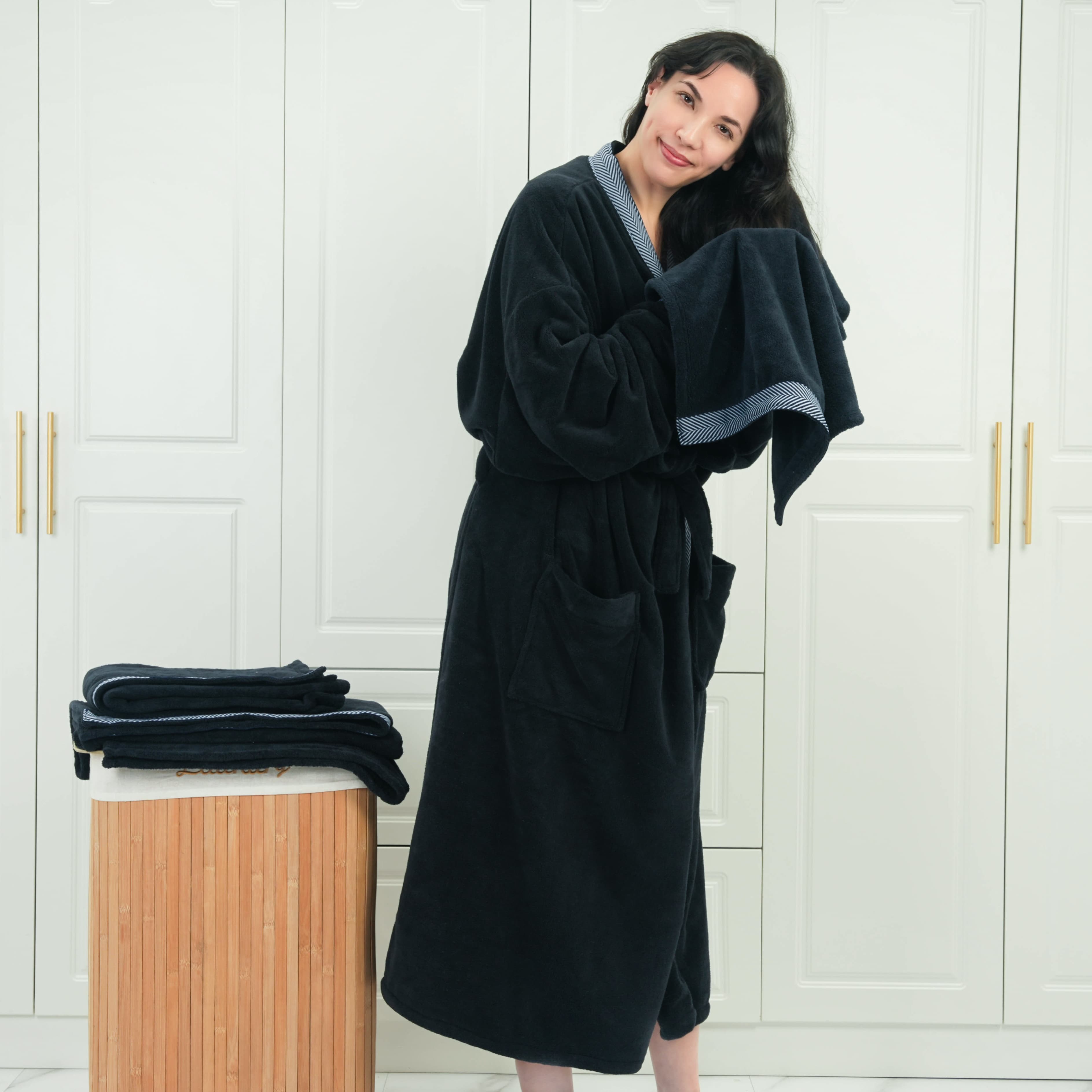 Coral Fleece Bathrobe