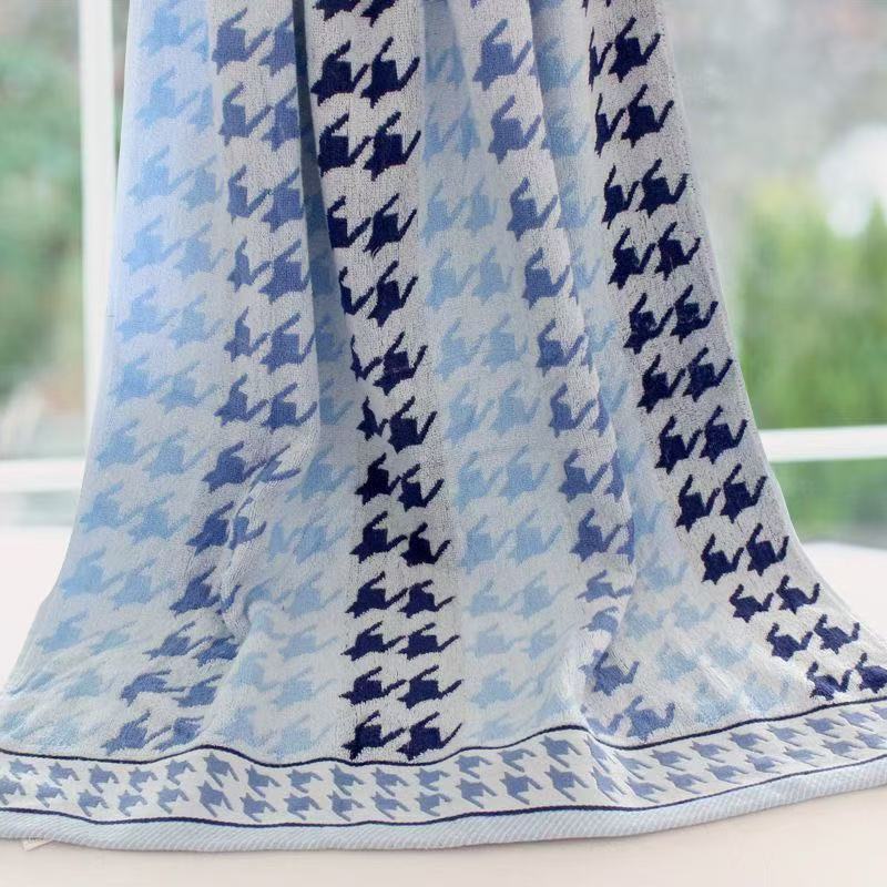 Yarn Dyed Cotton Bath Towel
