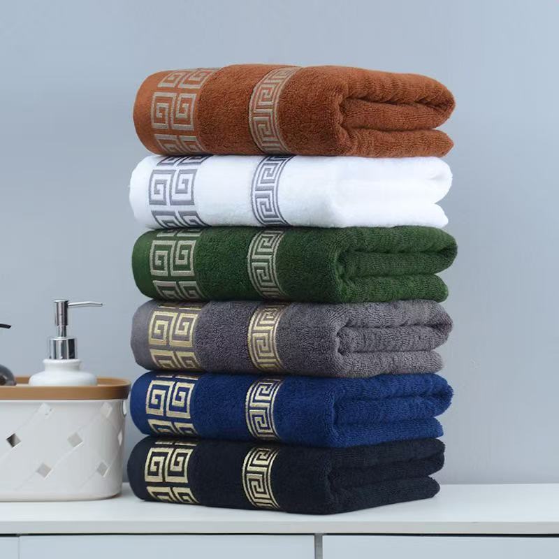 Yarn Dyed Cotton Bath Towel