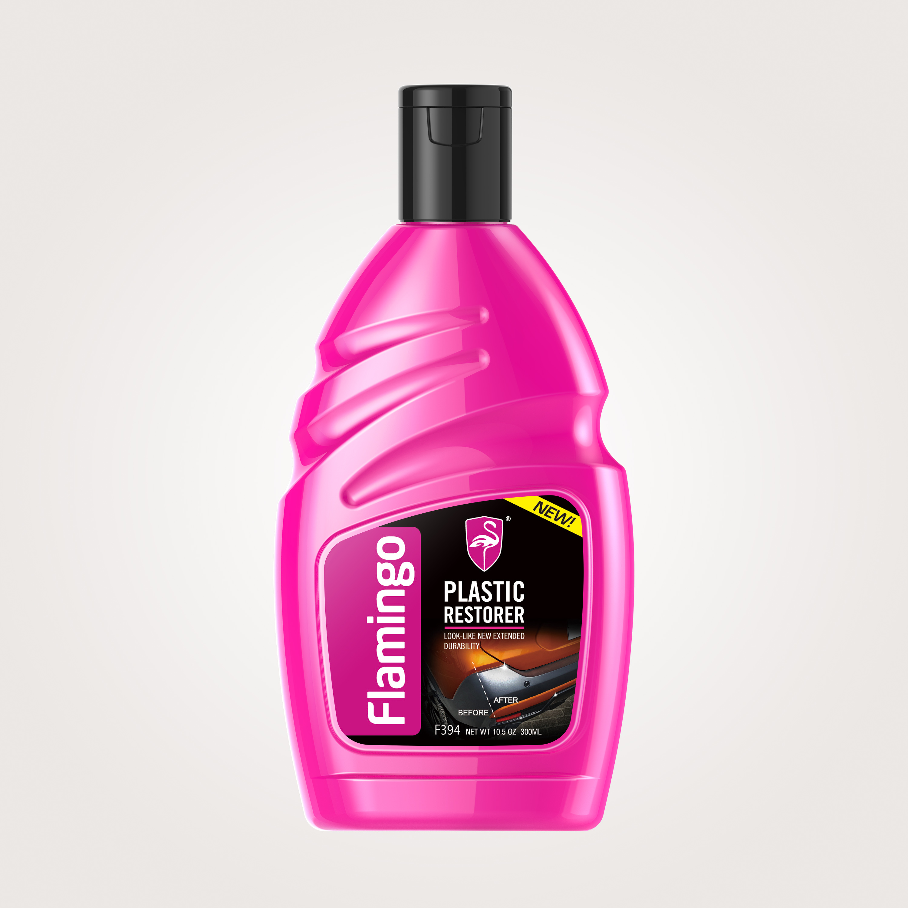Flamingo Plastic Restorer Cream for Exterior Trim