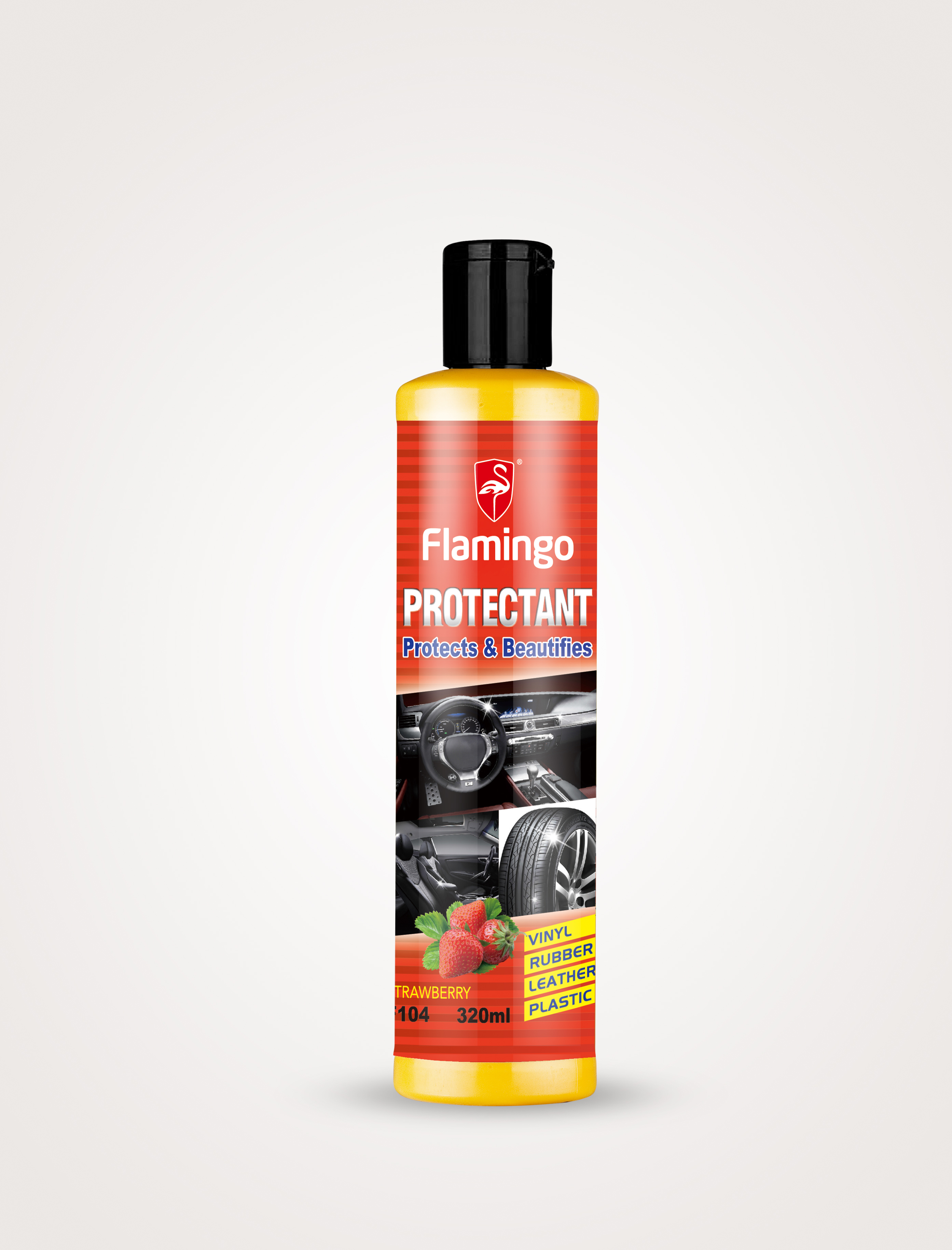 Flamingo Protectant for Vinyl, Rubber, Plastic, and Leather