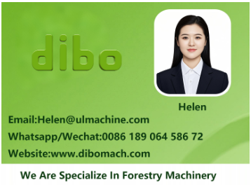 DIBO 5.5m Hydraulic Timber Crane with 6-ton Log Trailer