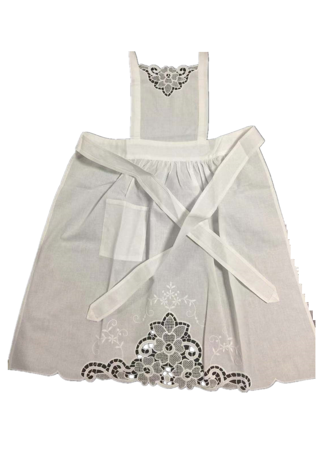 Apron with Lace