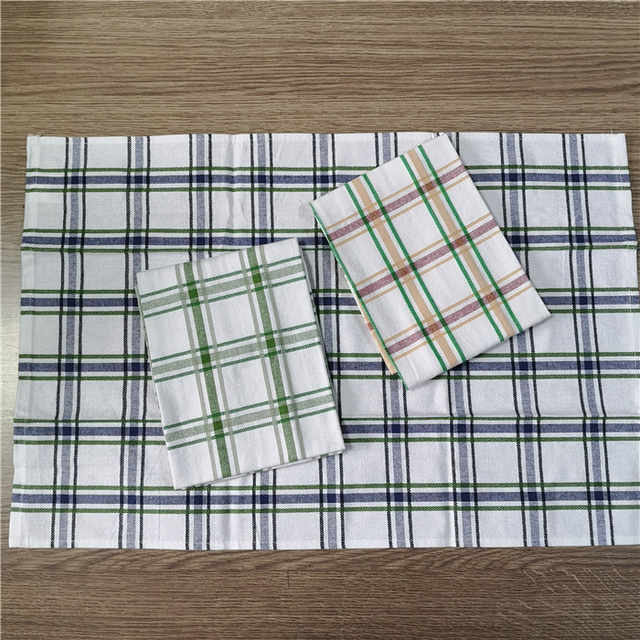 Cotton Tea Towel, Check Kitchen Towel, Cleaning Towel