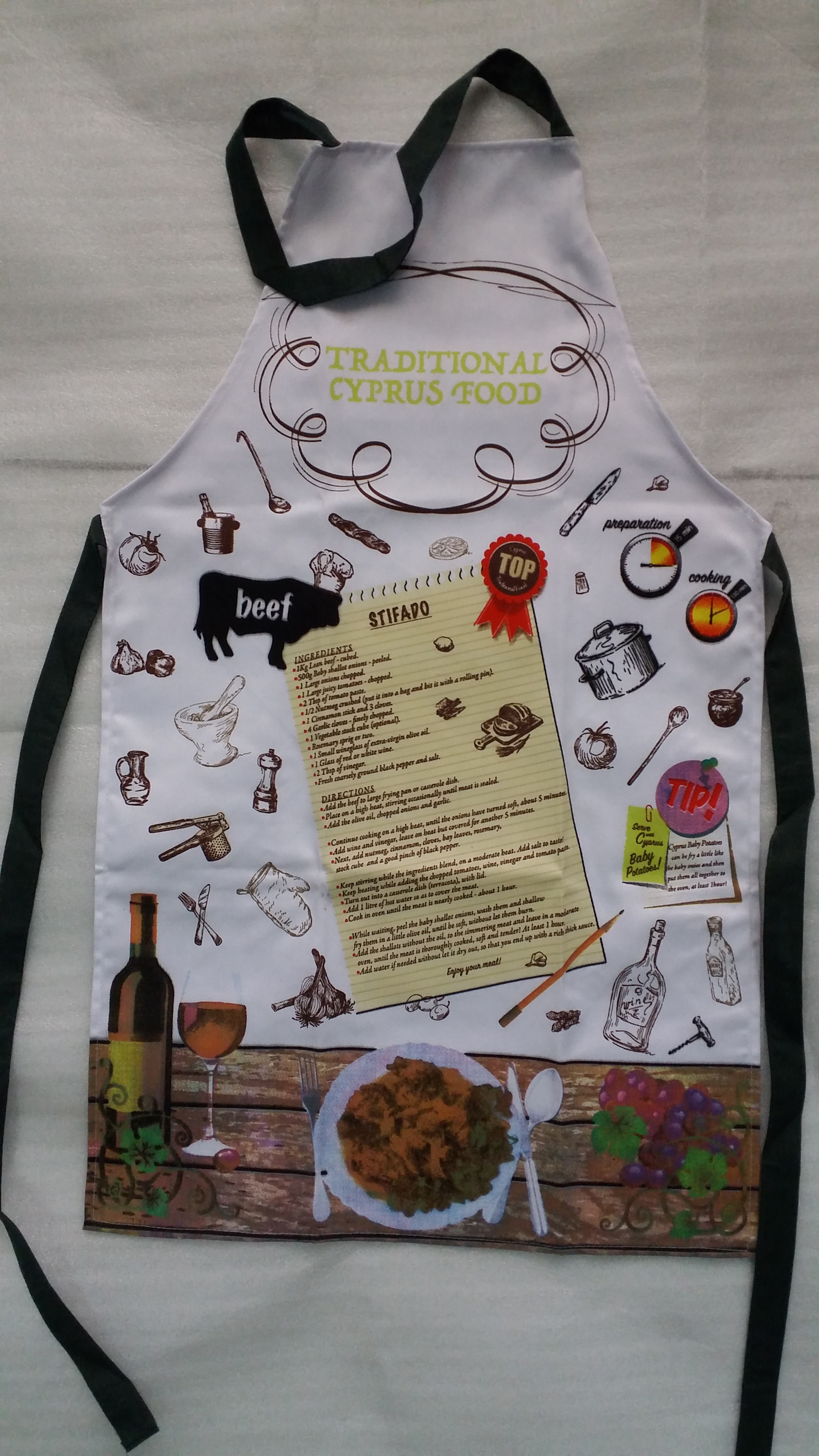 Printed Cotton Apron