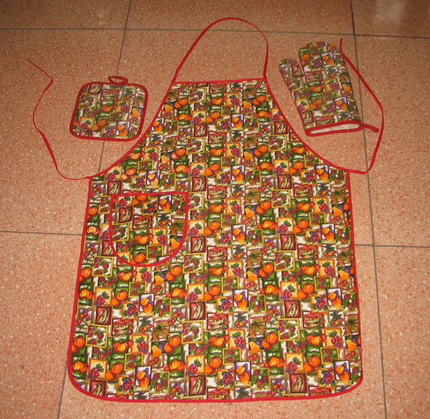 Printed Cotton Apron