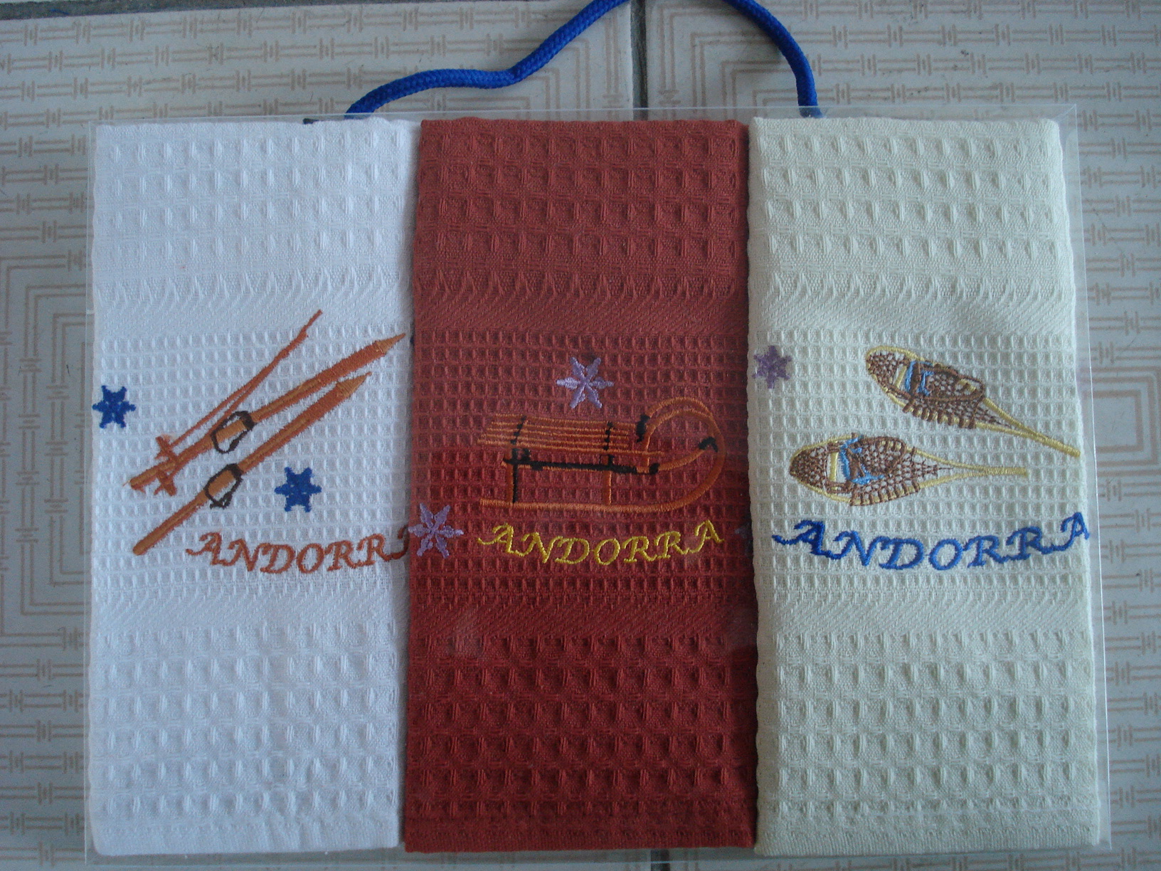 Cotton Embroidery Kitchen Towel Set