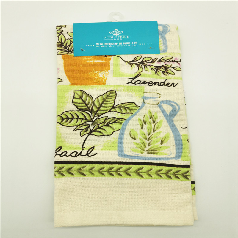 Pigment Printed Kitchen Towel (One Side Terry)