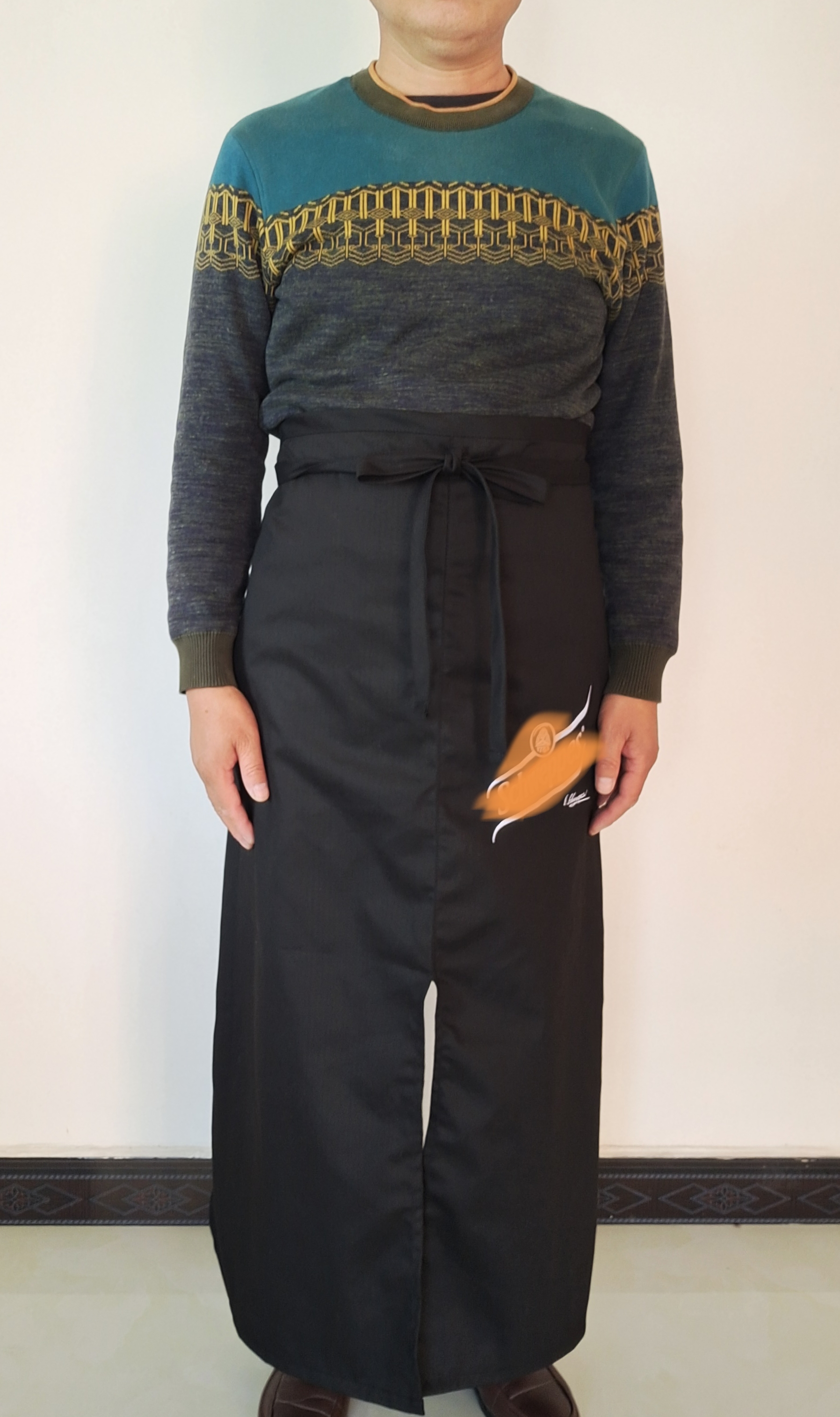 Poly-cotton Waiter/Chef Half Apron with Walking Slit