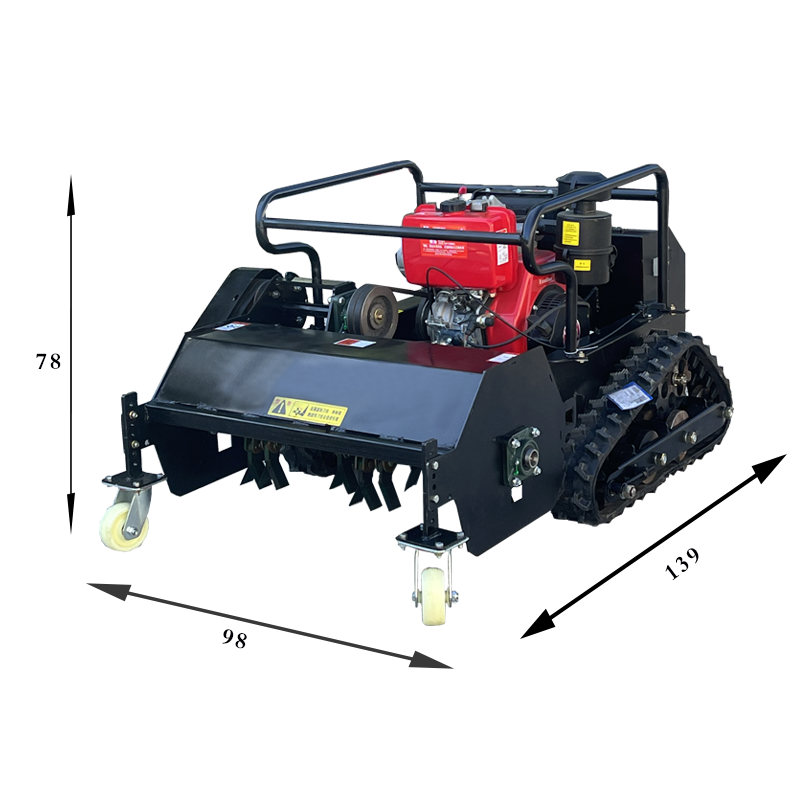 Remote Controlled Tracked Lawn Mower