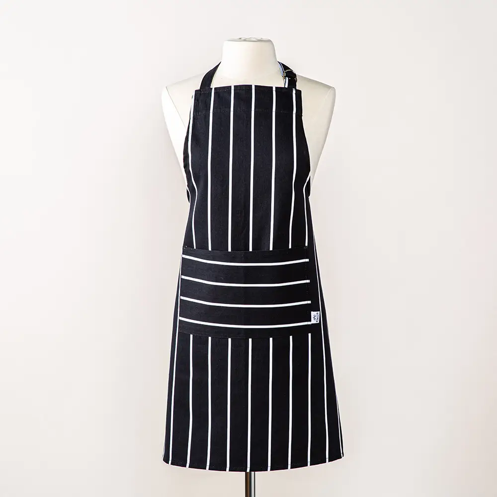Poly-cotton Twill Recipe Apron with Printed Tunnel Neck Strap
