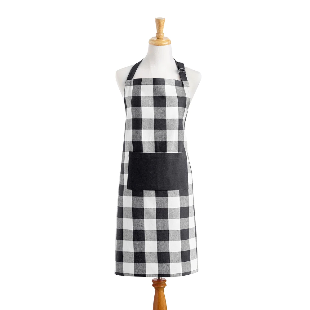 Cotton Denim Striped Chef Bib Apron for Restaurants and Cooking