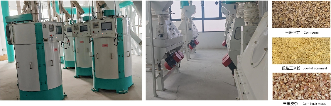 Low-Fat Flour Production Line from Corn