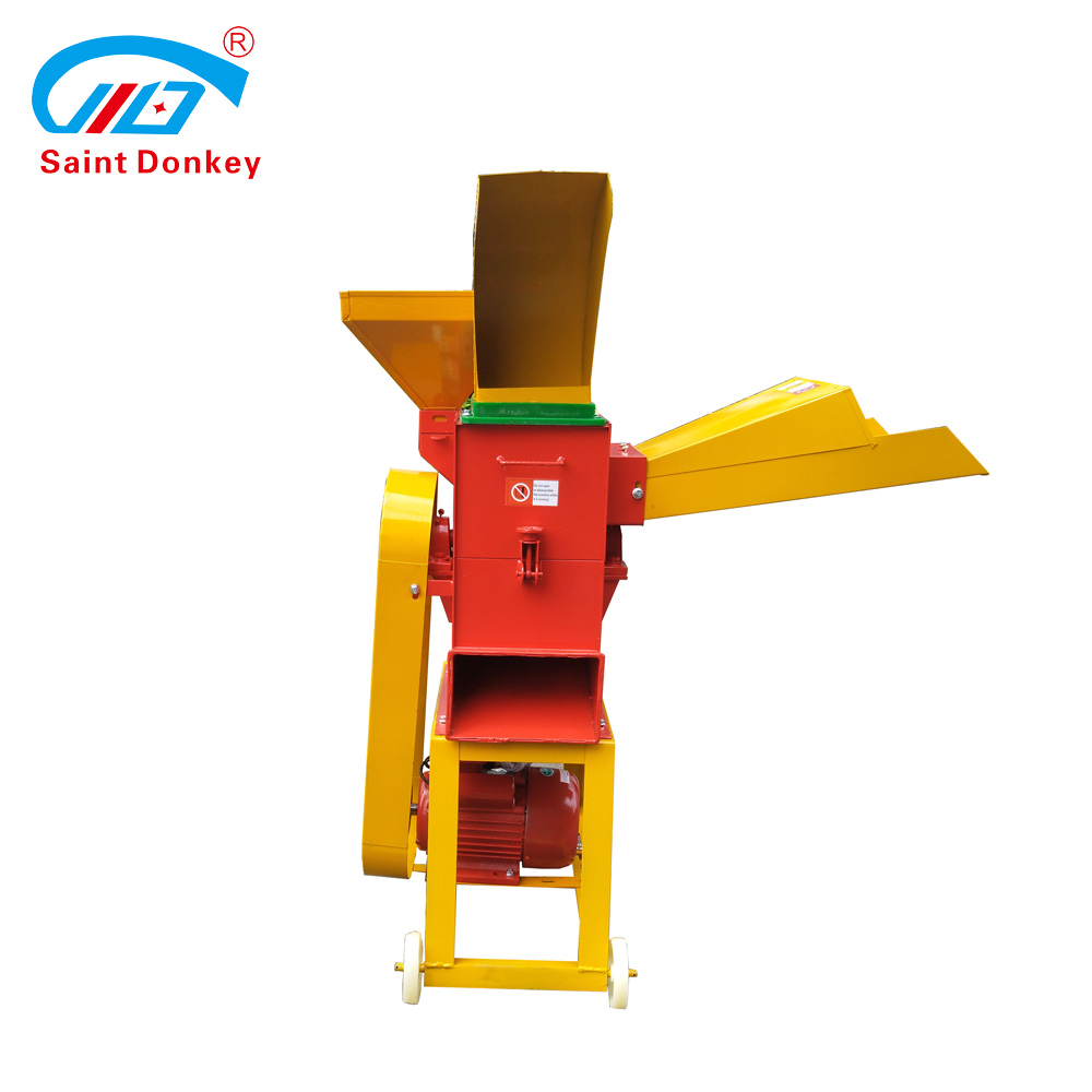 Combined Chaff Cutter, Grass Chopper, and Crusher Machine for Animal Feed