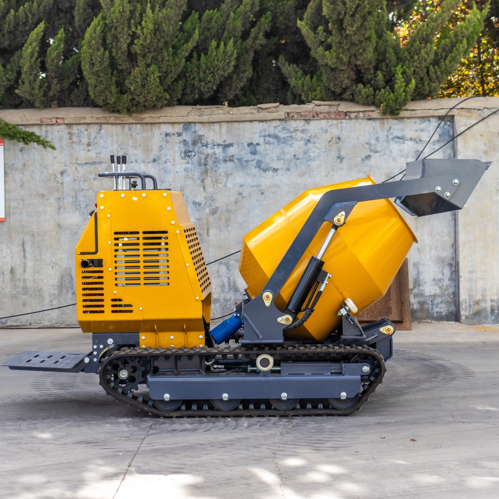 Small Crawler Cement Mixer with Hydraulic Drive