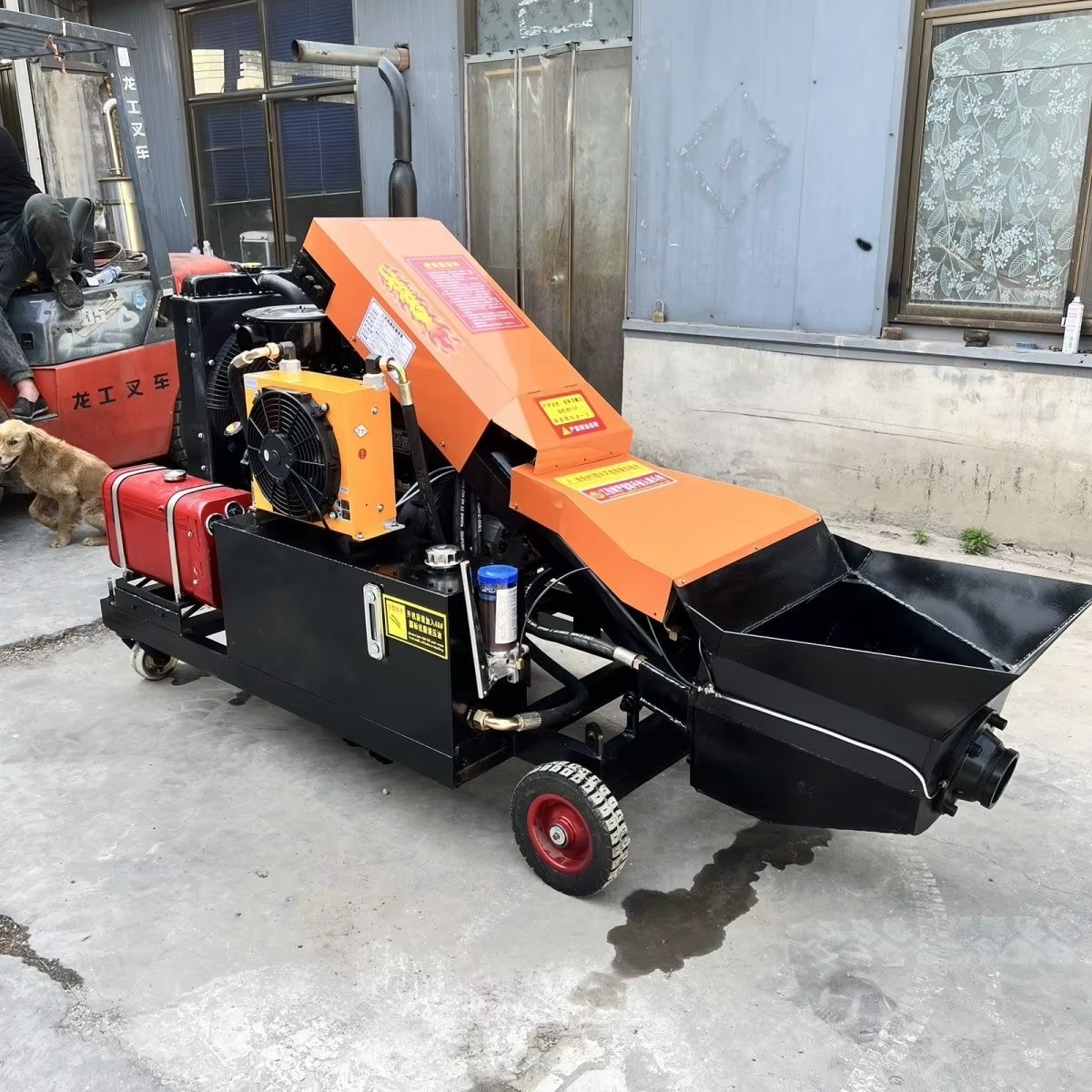 Electric Concrete Pump for Secondary Building Structures