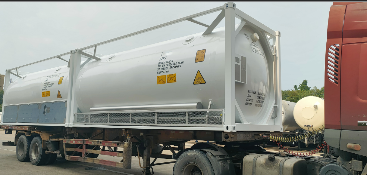 T75 ISO Tank Container for Cryogenic Liquid Storage and Transport