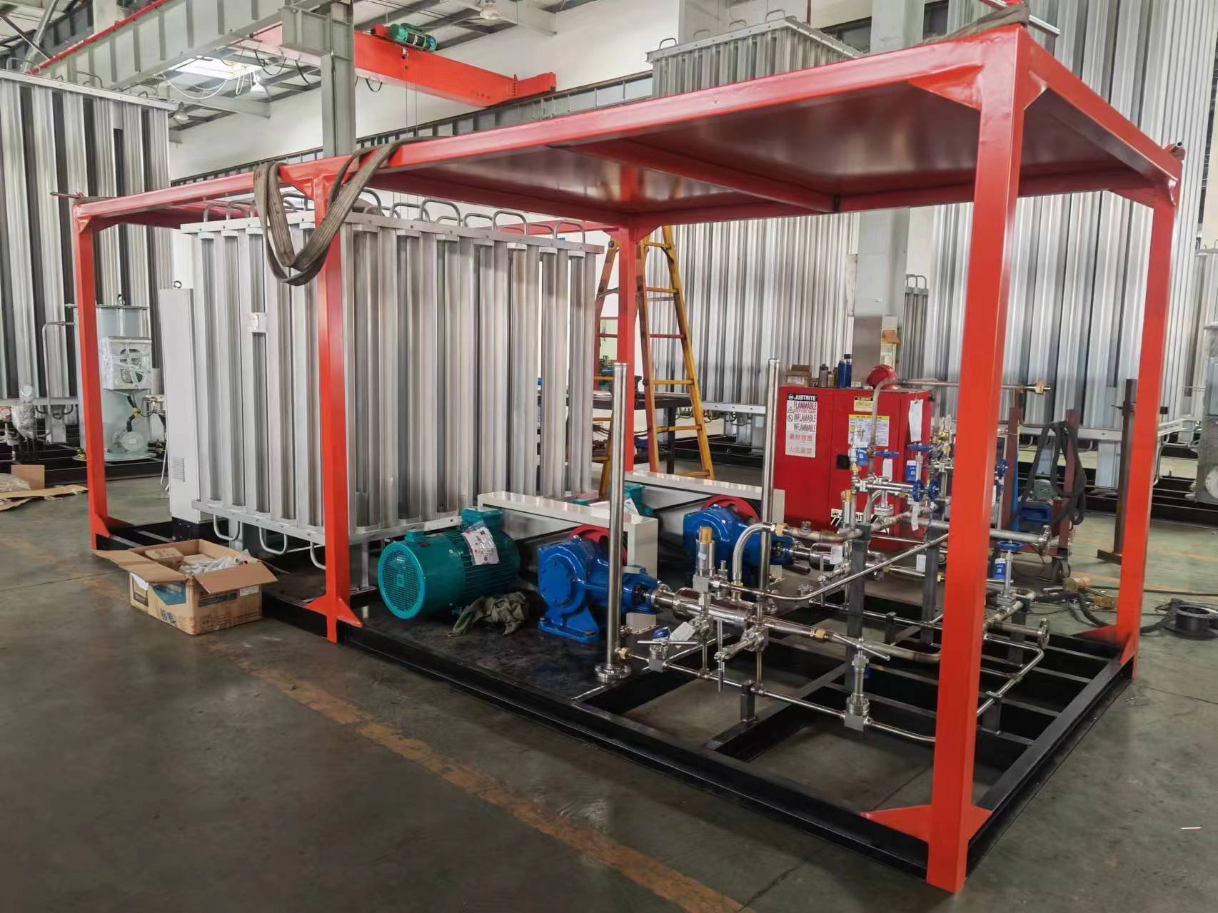 Mobile Cryogenic Liquid Pumping and Filling Station