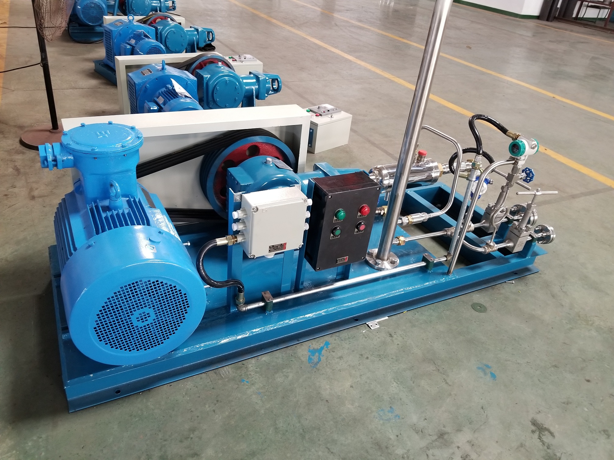 Cryogenic Piston Filling Pump for LOX, LIN, LAR, LCO2, LNG