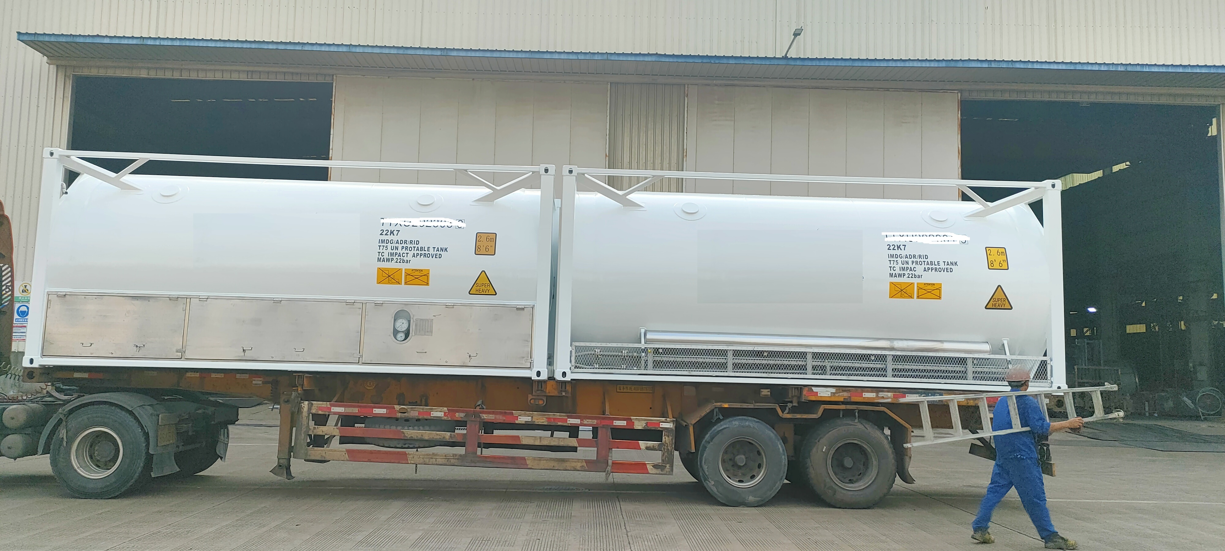 T75 ISO Tank Container for Cryogenic Liquids
