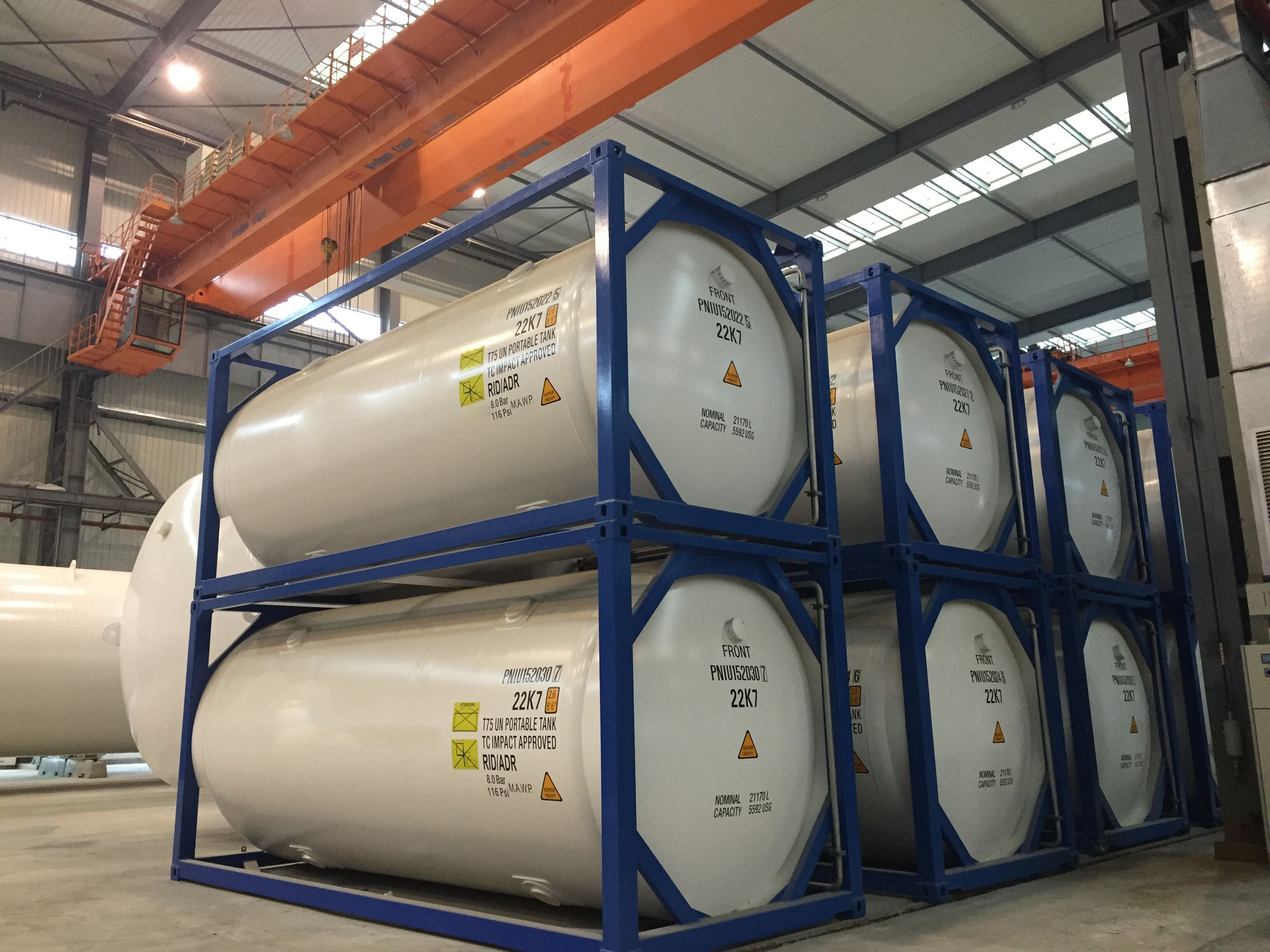 T75 ISO Tank Container for Cryogenic Liquid Transport