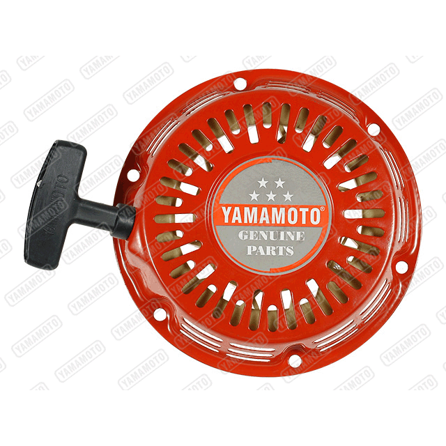 YAMAMOTO GX160 Recoil Starter Assembly with Steel Ratchet and Red Cover