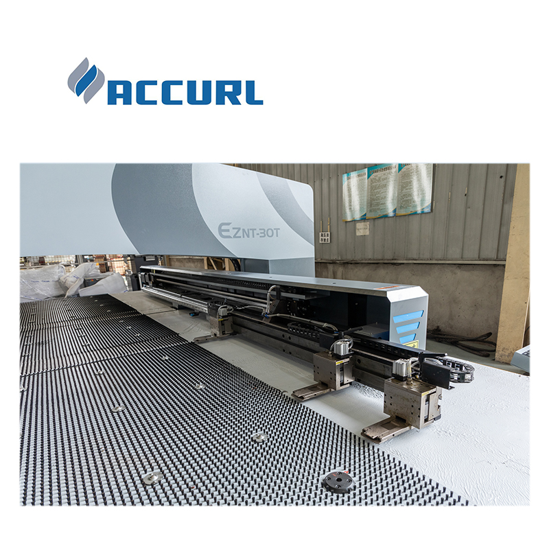 ACCURL Hydraulic CNC Turret Punch Press, 30 Ton, 32 Stations, 2 Auto Index