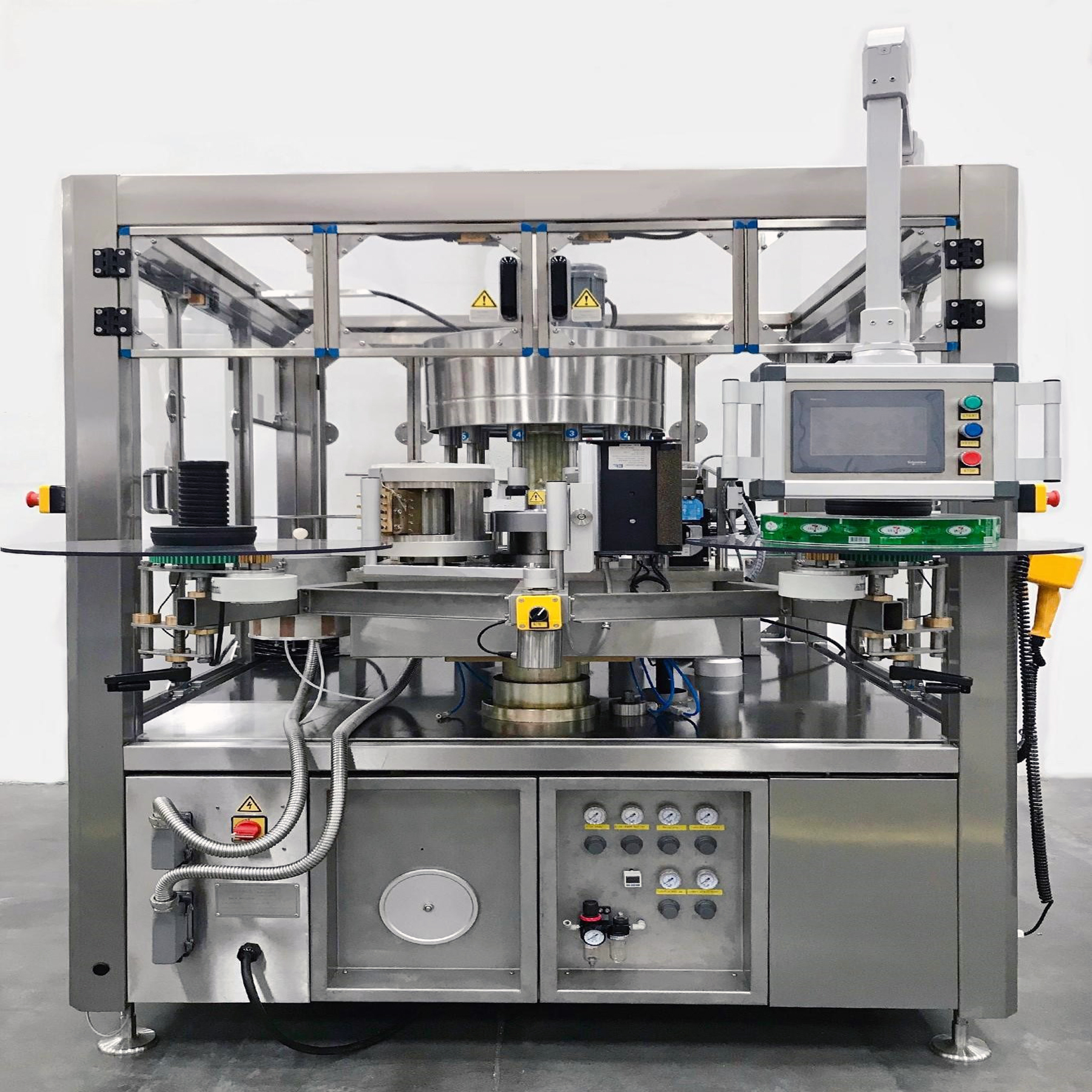 Automatic BOPP Labeling Machine with Adjustable Shrink Film Volume Label Shelf