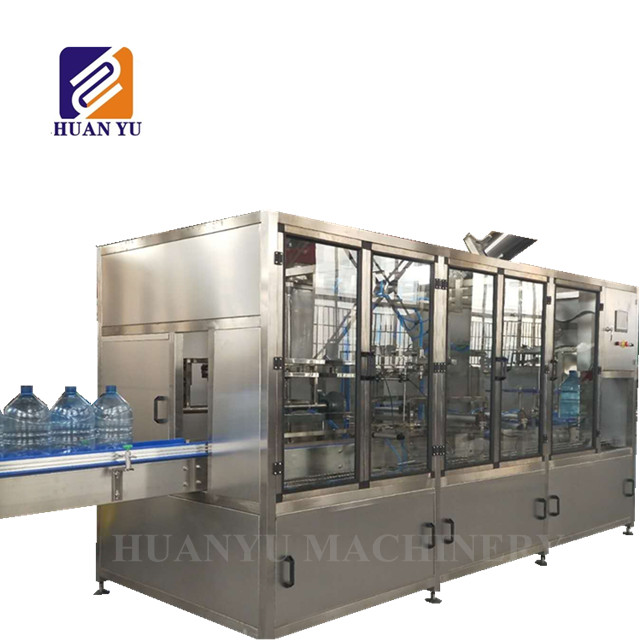 Three-in-One Linear Bottled Water Filling Machine