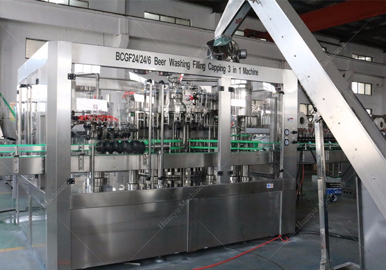 Automatic 4000 BPH Beer Bottle Filling Machine