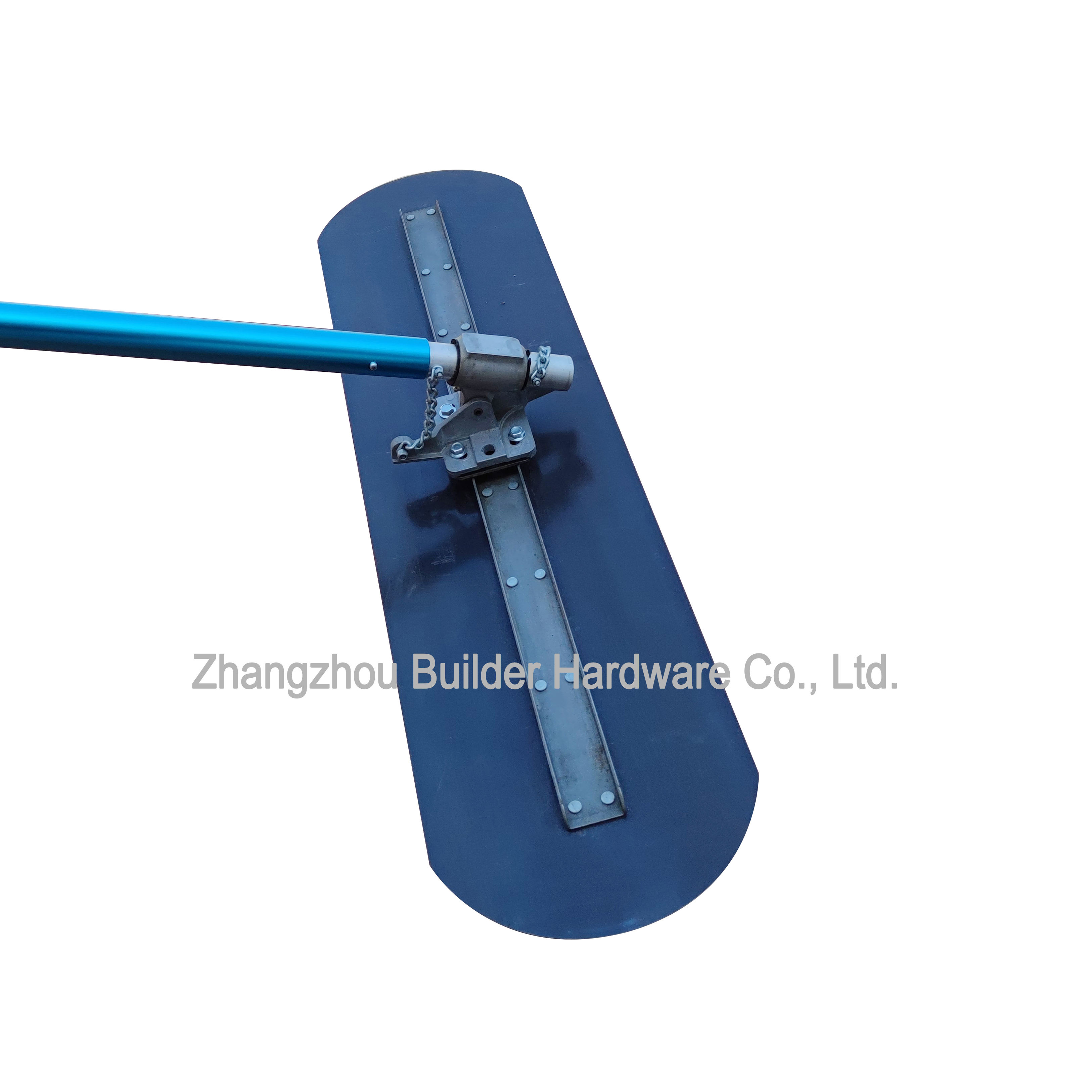 Blue Glider Round End Big "D" Blue Steel Concrete Float Blade