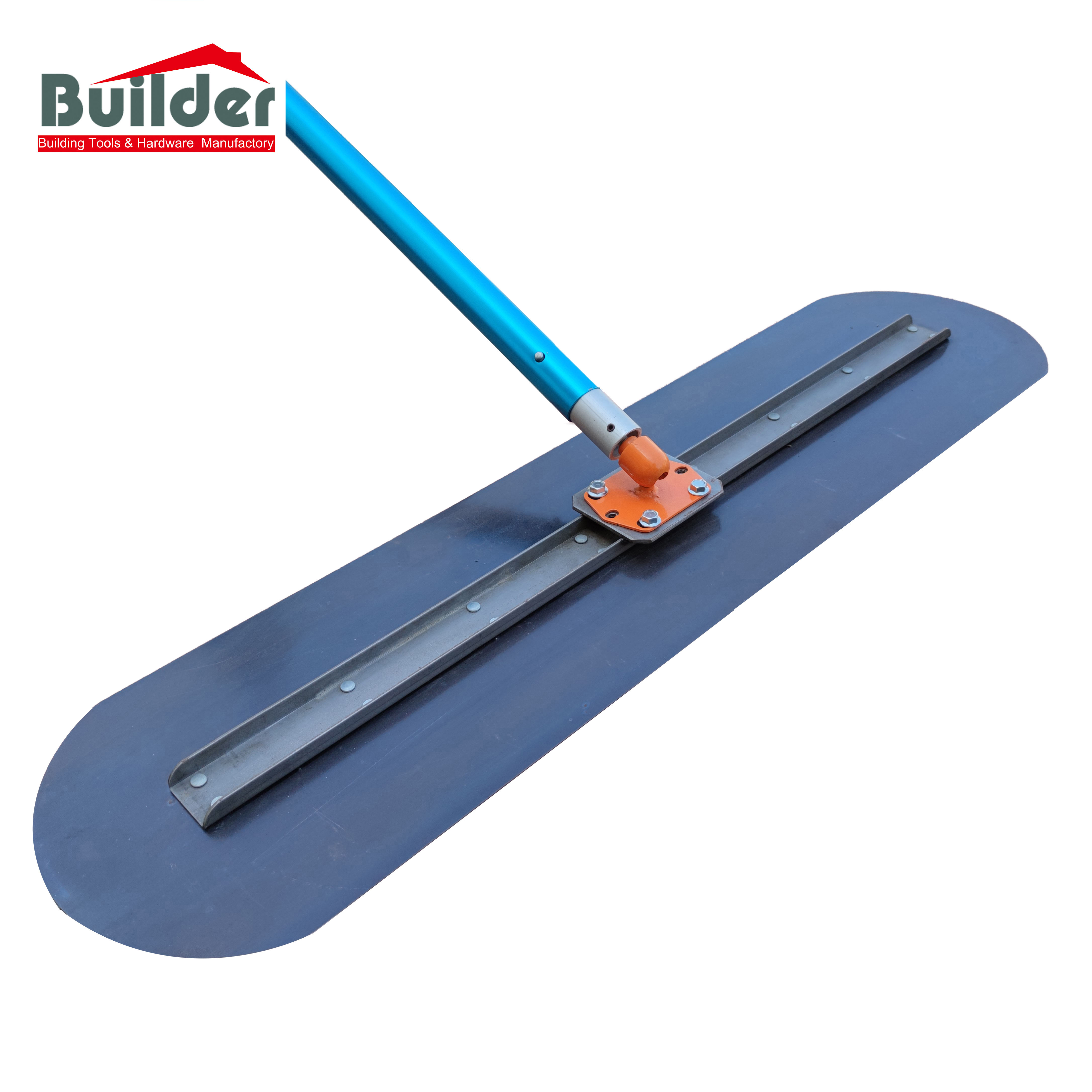 Blue Glider Round End Big "D" Concrete Float Blade