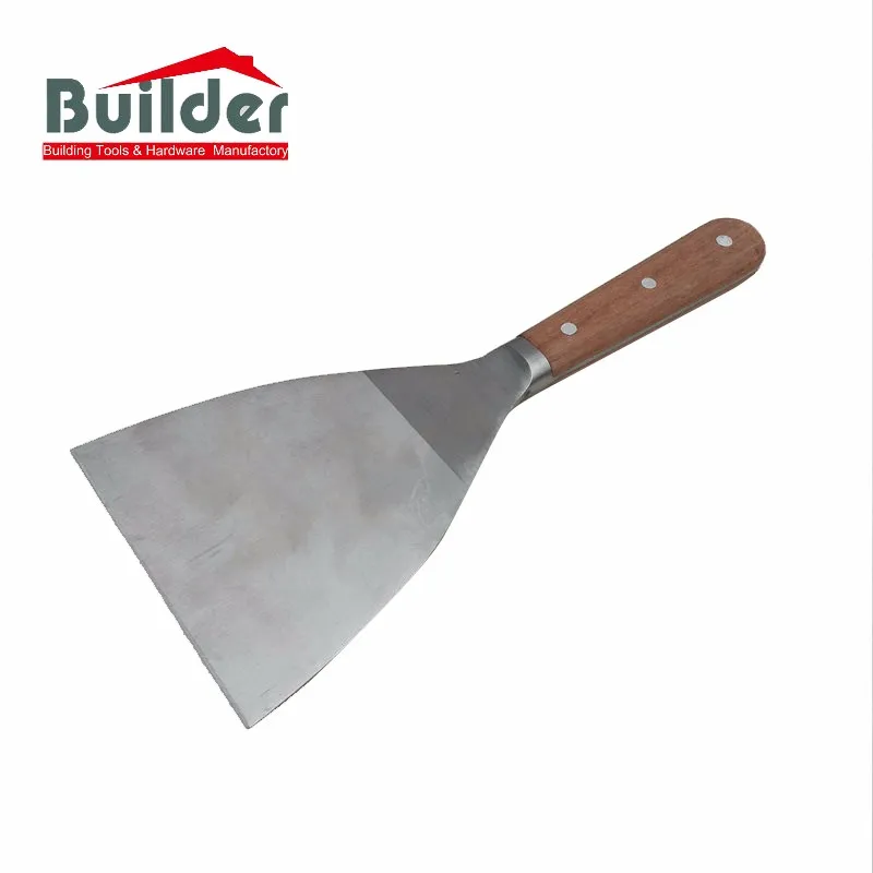 Builder Wallpaper Scraper Paint Putty Knife Scrapper Tool with Wooden Handle