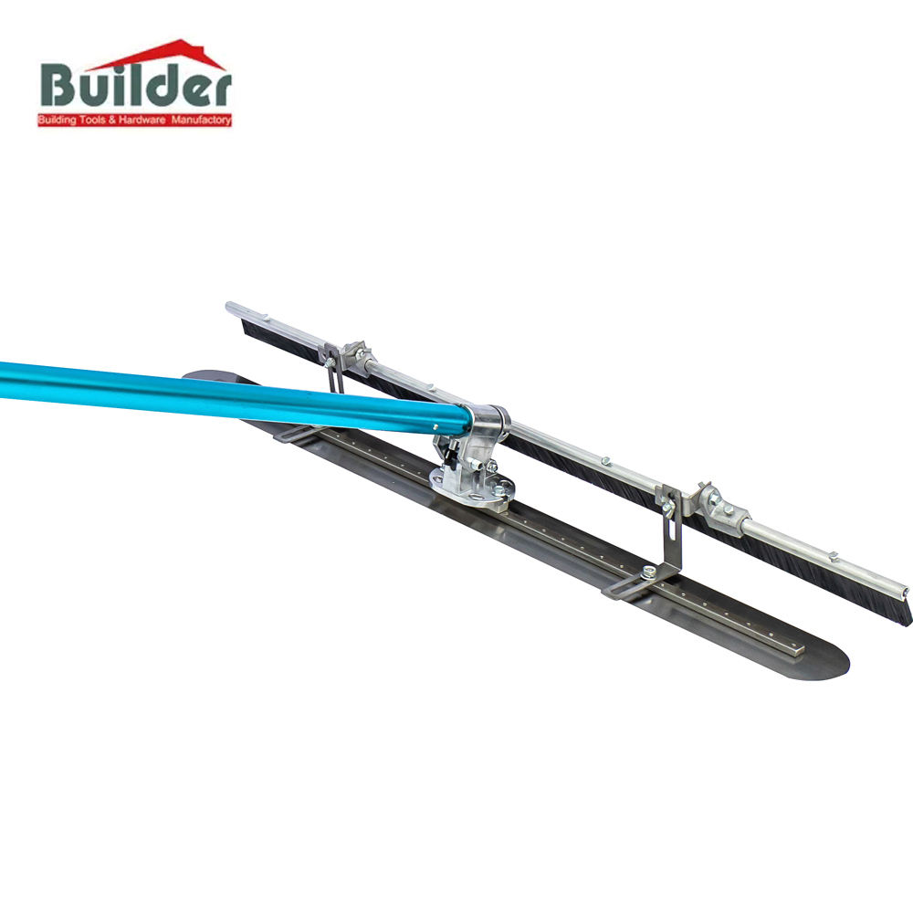 Concrete Broom Attachment for Bull Float