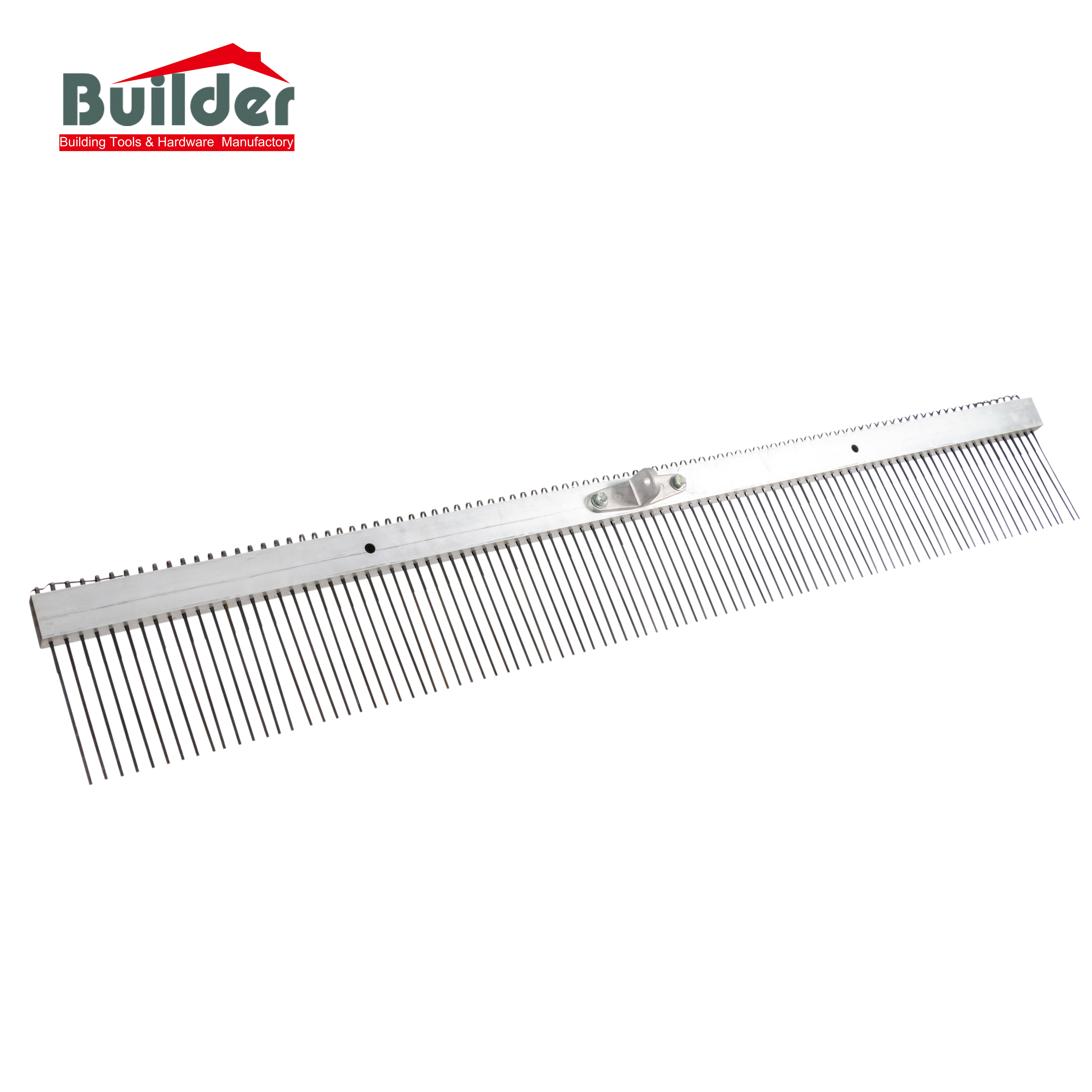Heavy-duty Aluminum Flat Wire Broom for Concrete and Floor Texturing