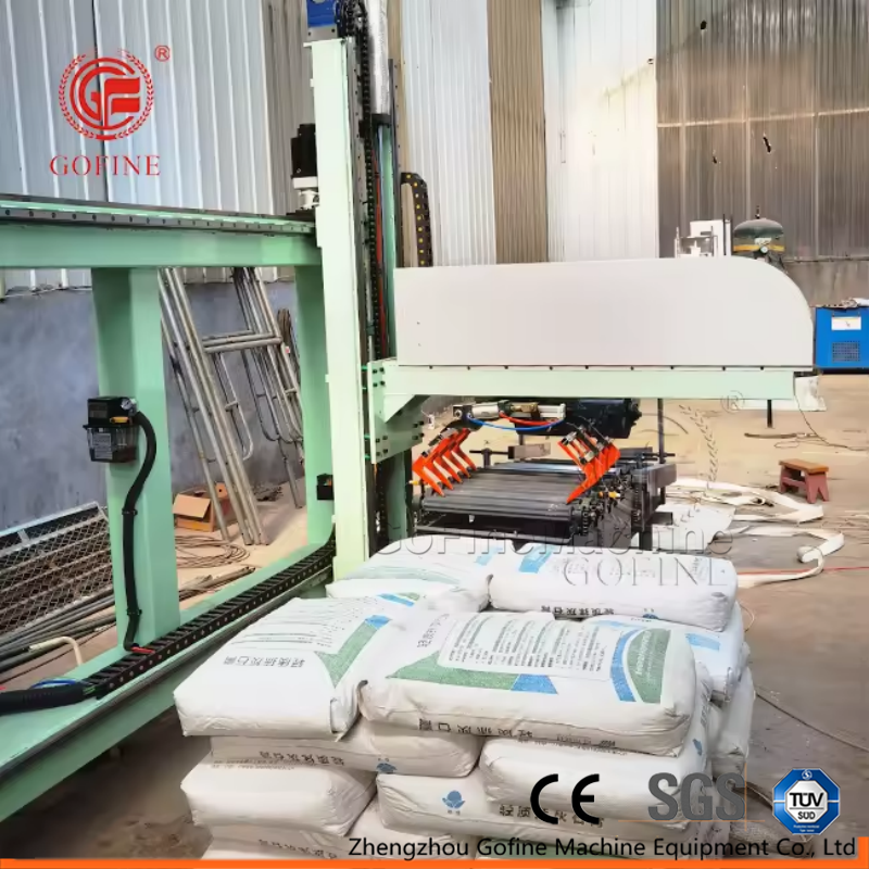 Gofine Fully Automatic Palletizer for Fertilizer Granules Packaging