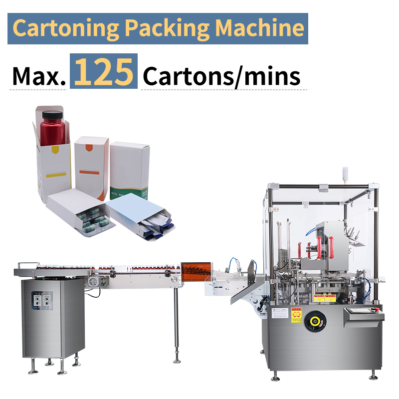 RQ-ZH-120L Vertical Blister Bottle Sachet Cartoning Packing Machine