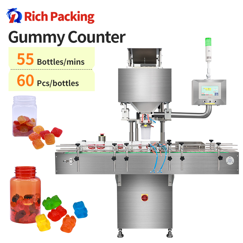 Automatic Gummy Bear Candy Filling and Counting Machine