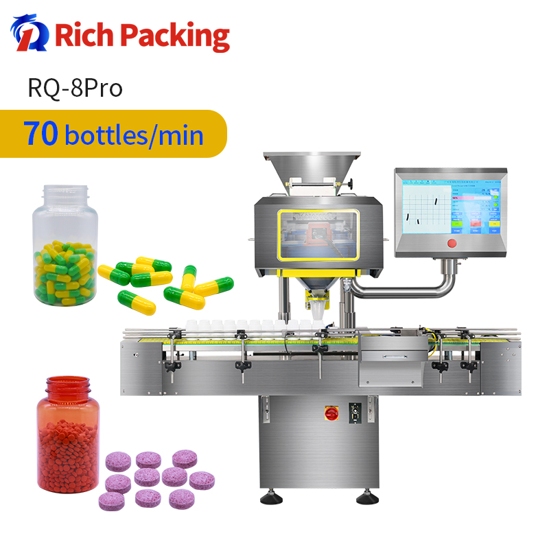 CCD Camera Detection Rejection Capsules and Tablets Counting Machine